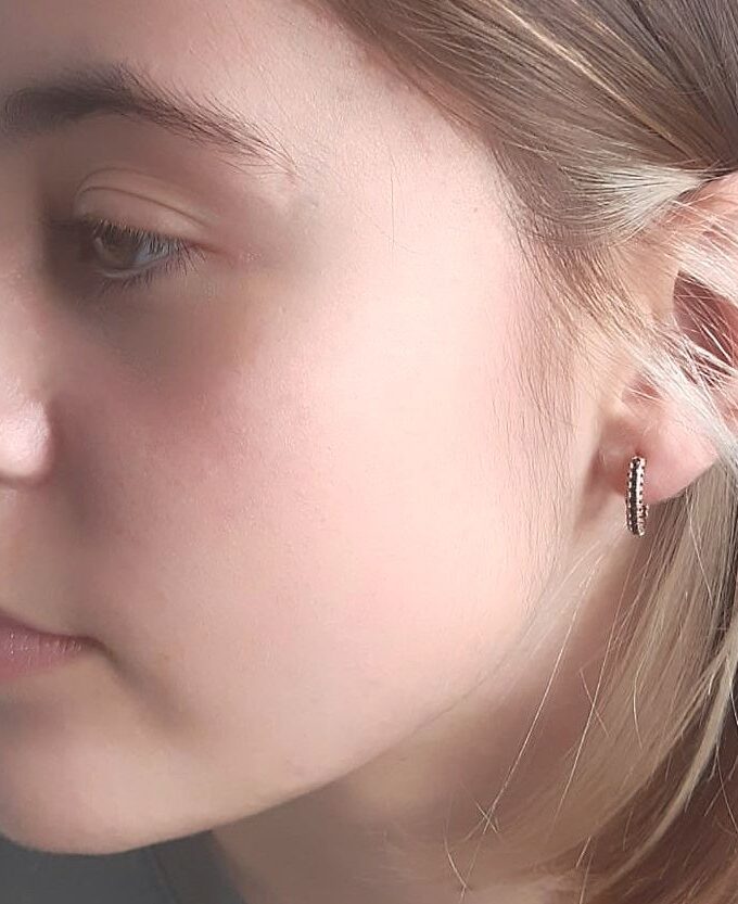 Pendientes 1845 Rosa