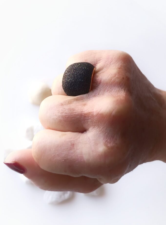 Anillo Pesavento 3203 Rosa negro
