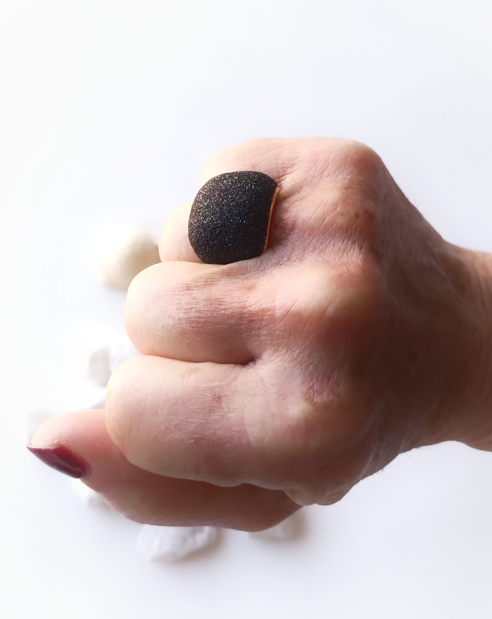 Anillo Pesavento 3203 Rosa negro - Imagen 4