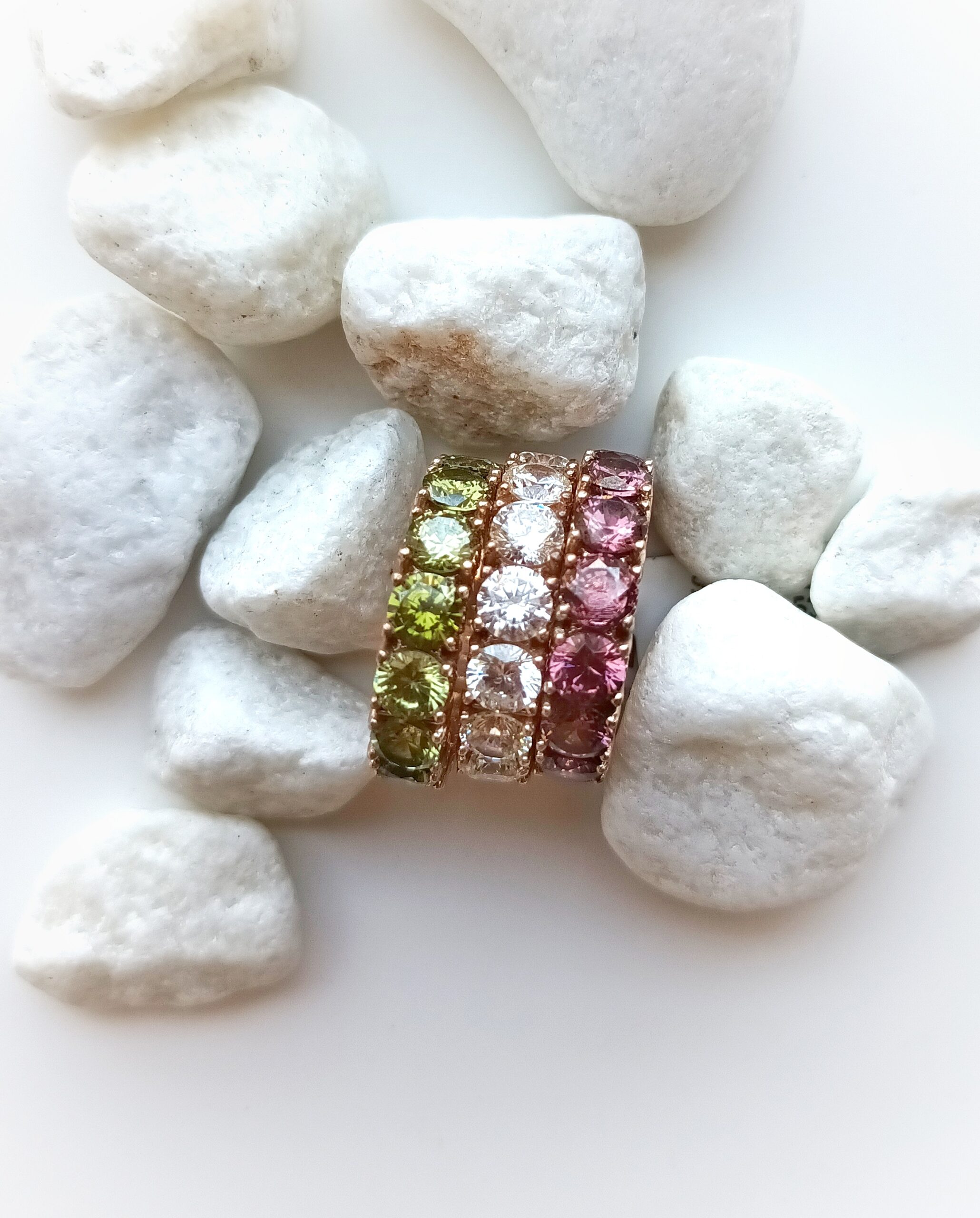 Anillos 3917-3918-3919 Rosé