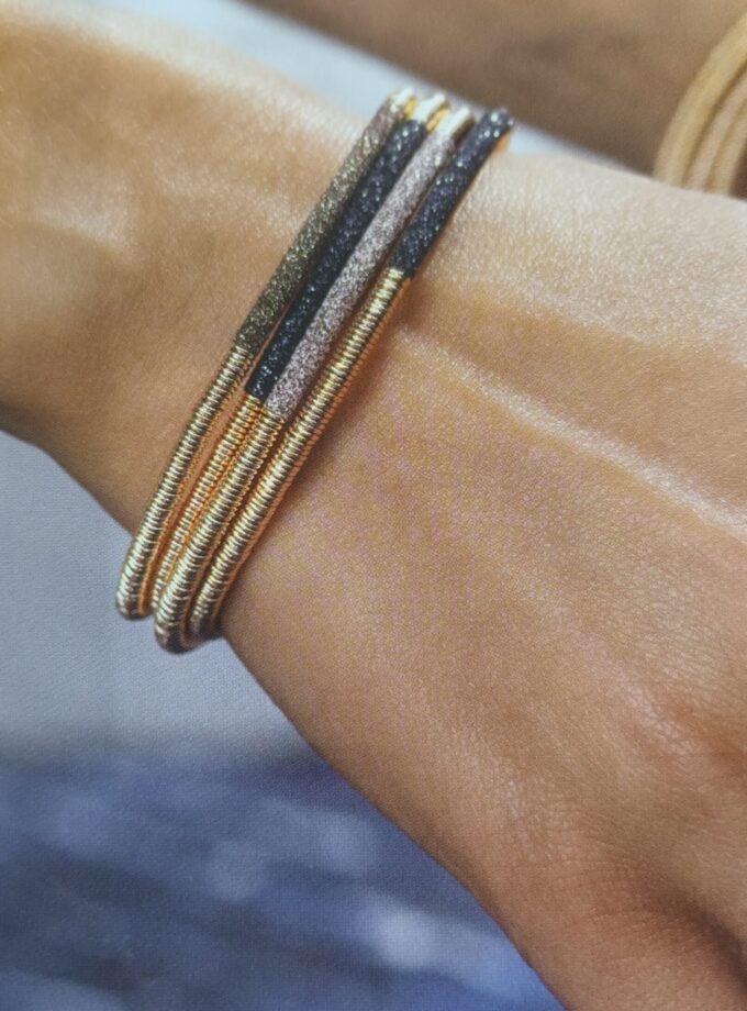 Pulsera Pesavento 3223 Rosa-Negro