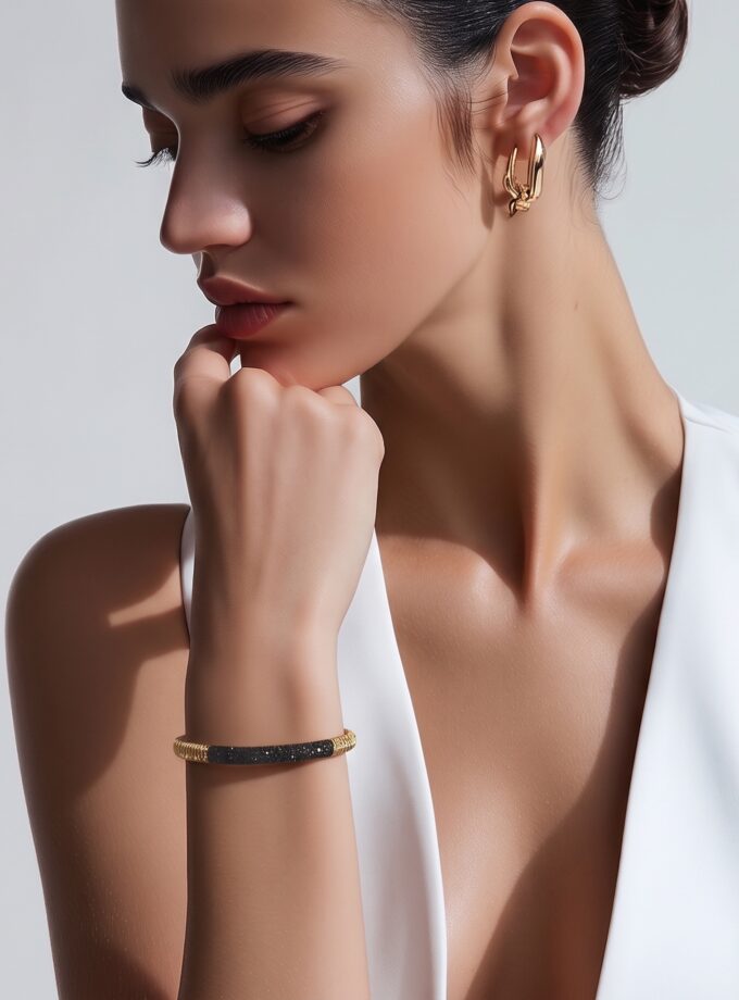 Pulsera Pesavento 3223 Rosa-Negro