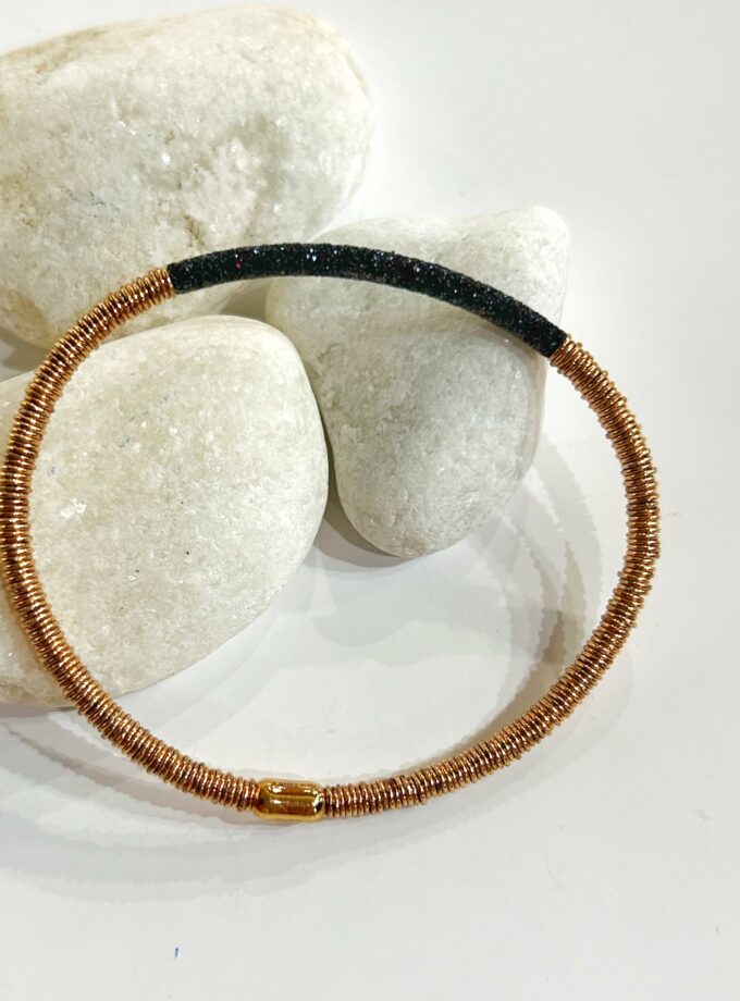 Pulsera Pesavento 3223 Rosa-Negro