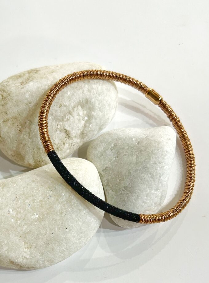 Pulsera Pesavento 3223 Rosa-Negro