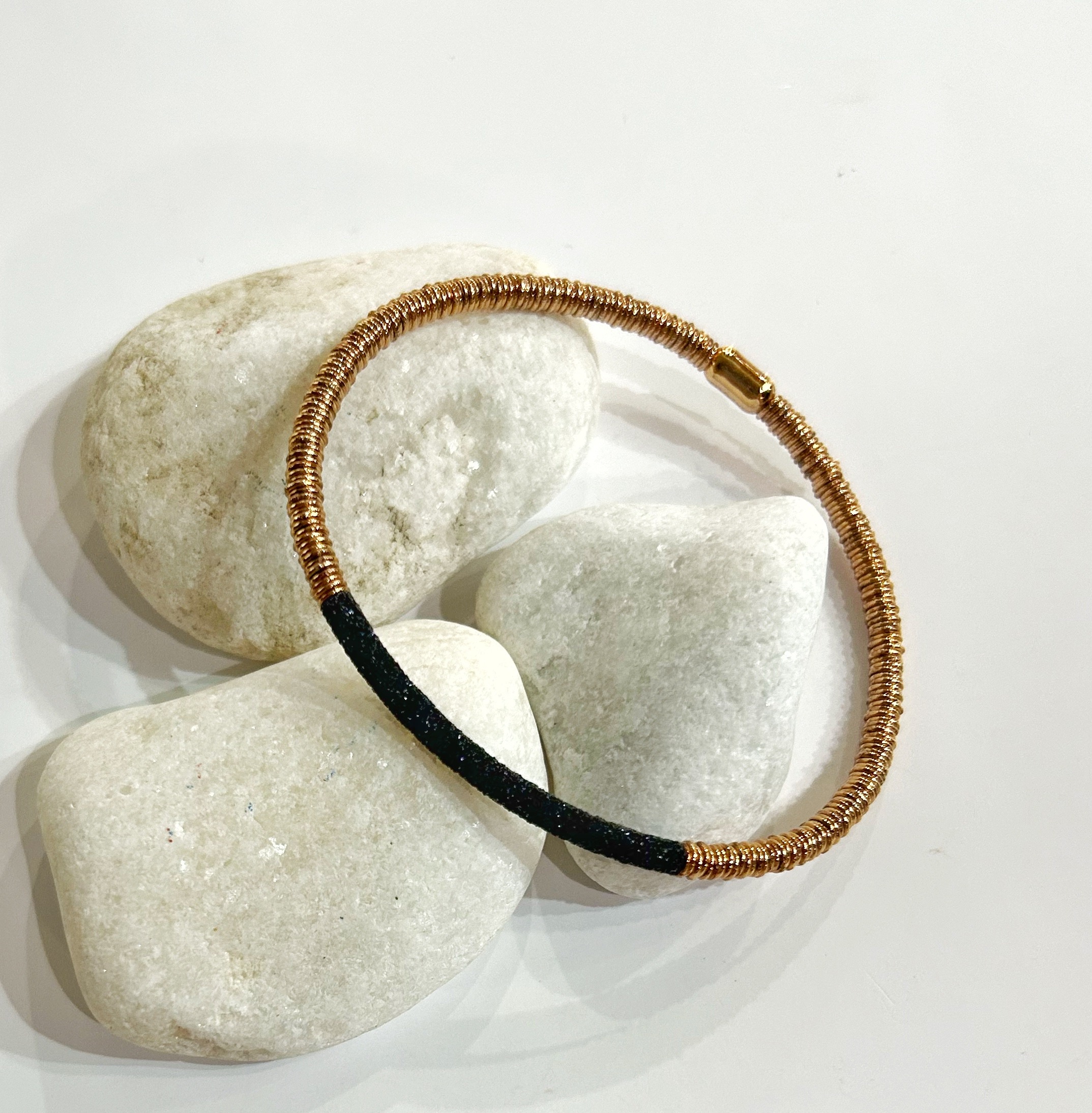 Pulsera Pesavento 3223 Rosa-Negro