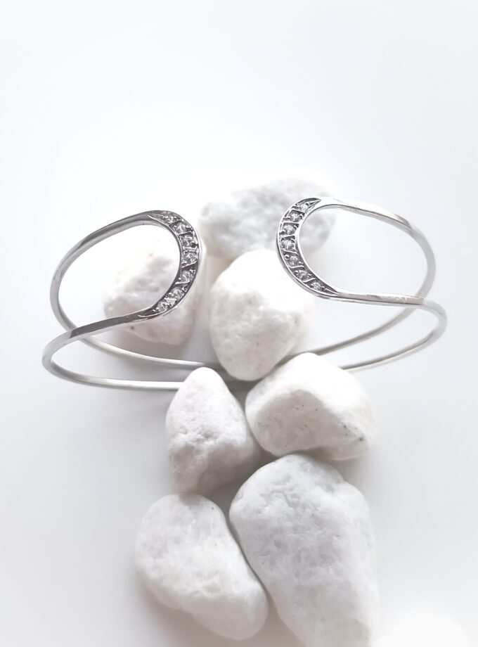 Pulsera 3969 Plata con brillantes