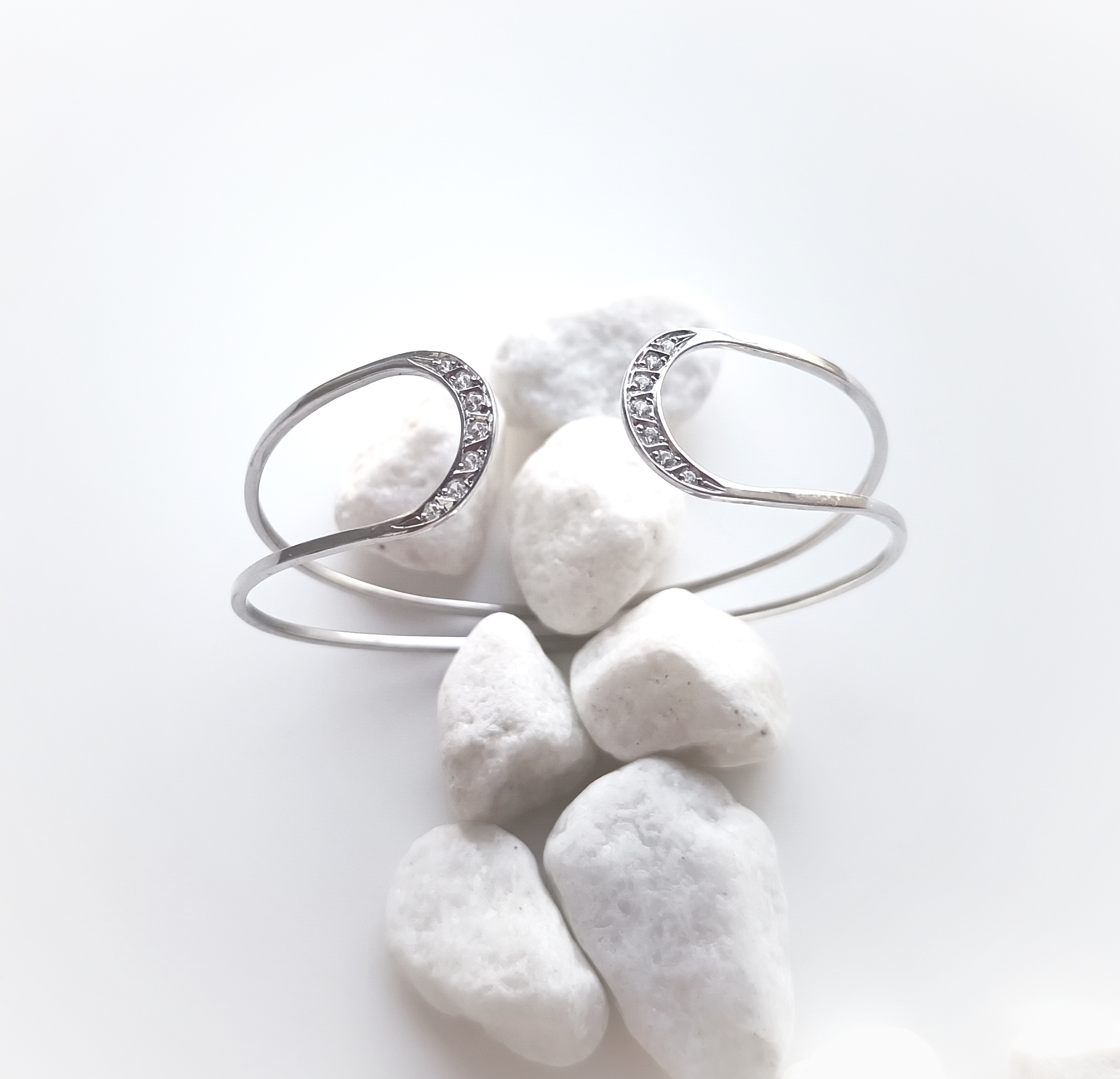 Pulsera 3969 Plata con brillantes