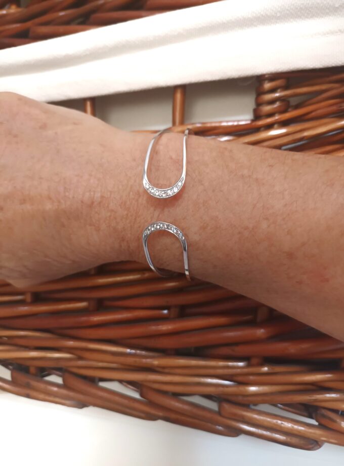 Pulsera 3969 Plata con brillantes