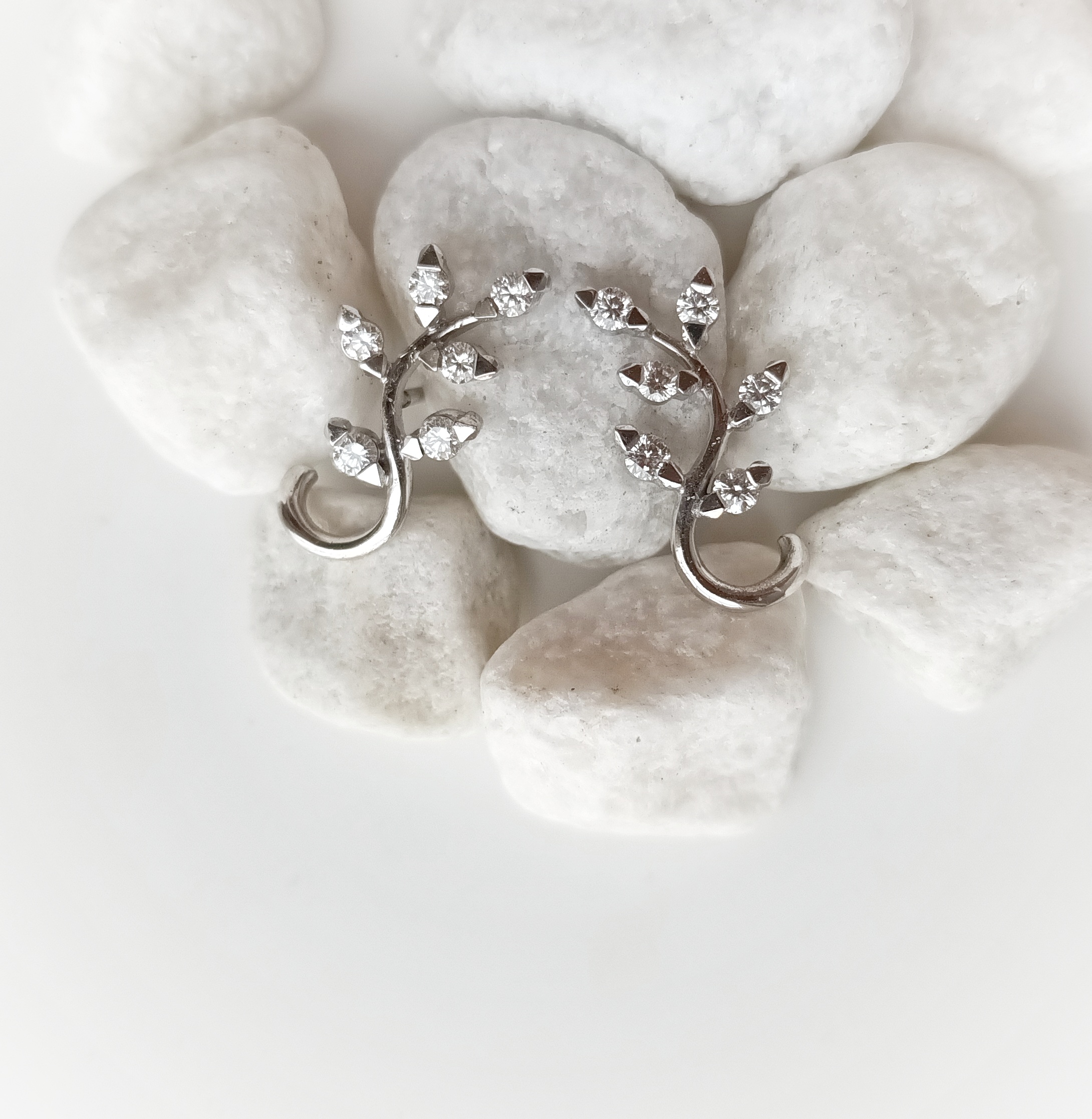 Pendientes 4029 Oro Blanco