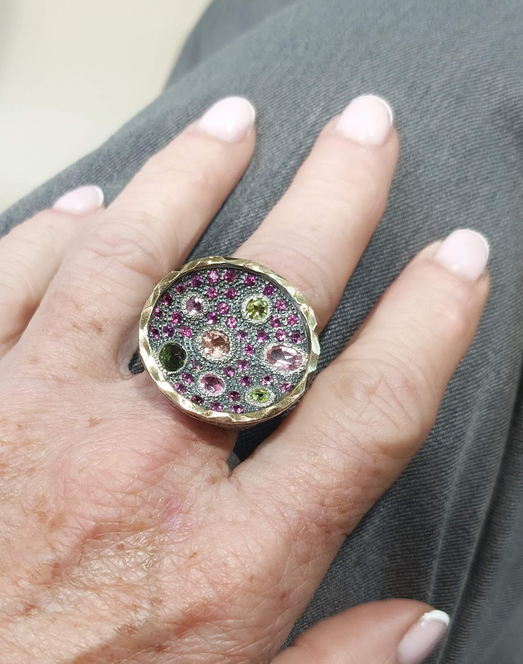 Anillo Styliano 3504 Plata y oro - Imagen 2