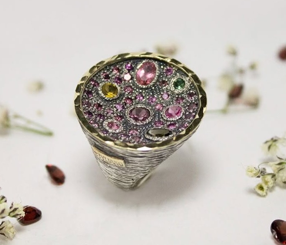 Anillo Styliano 3504 Plata y oro