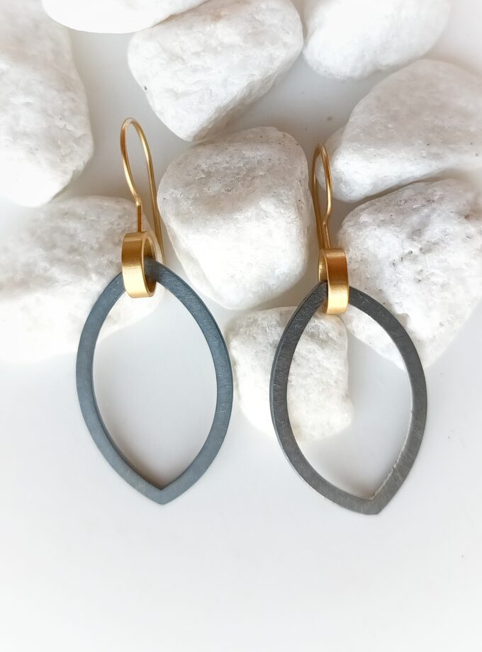 Pendientes Zaremski 4229 Golden-Black