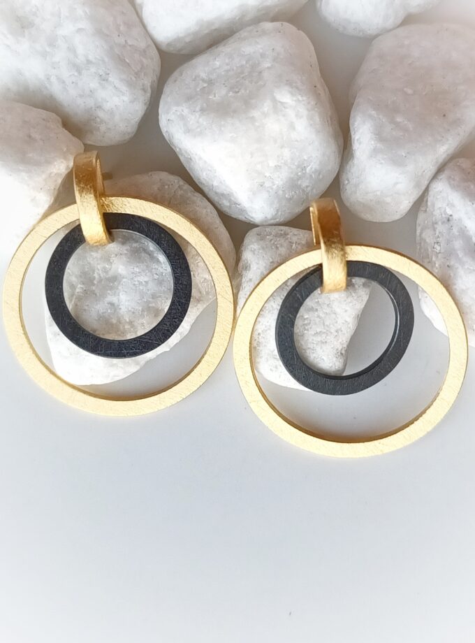 Pendientes Zaremski 4231 Golden-Black
