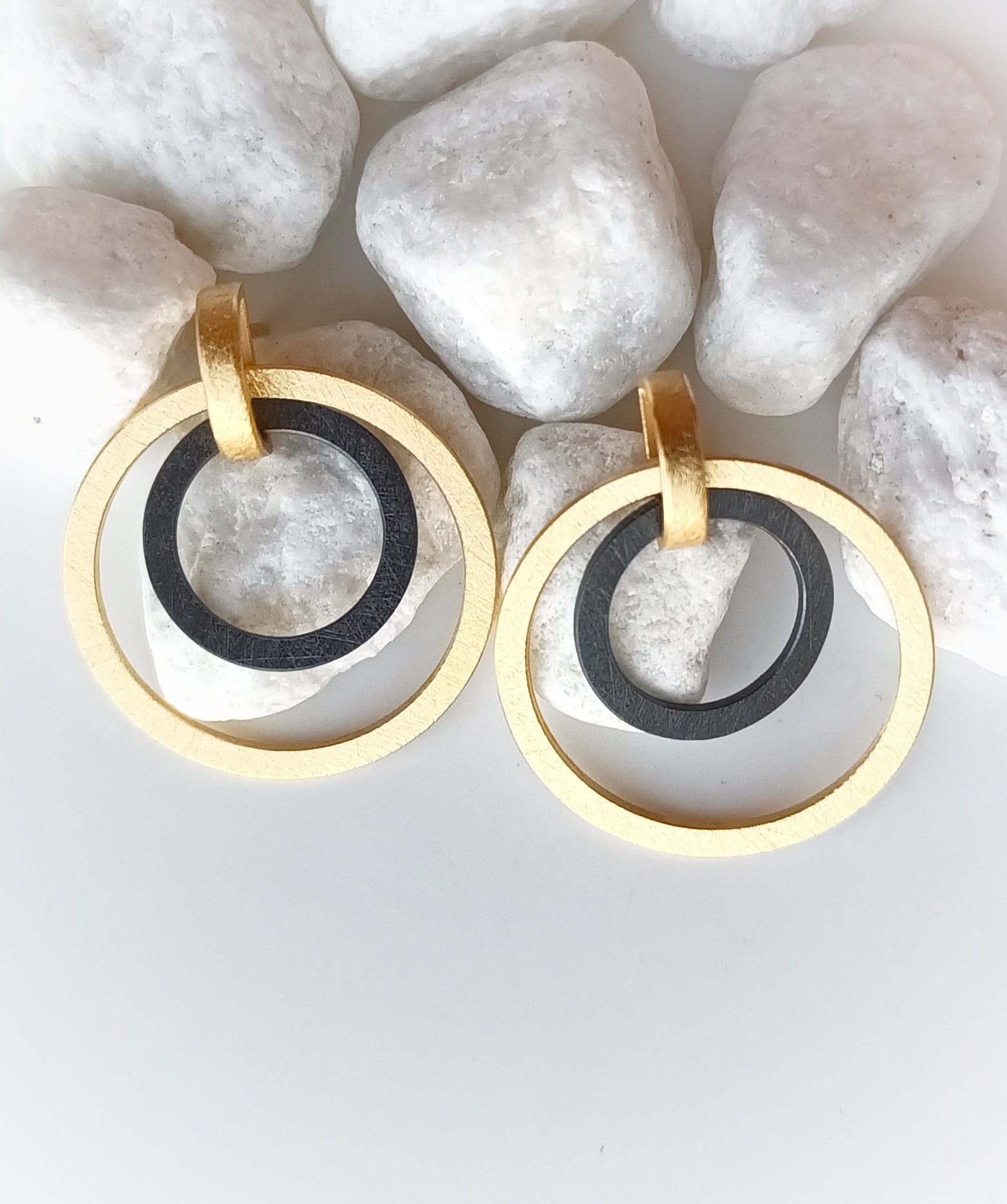 Pendientes Zaremski 4231 Golden-Black