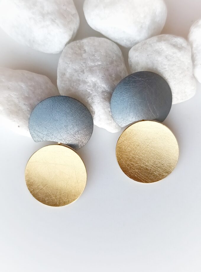Pendientes Zaremski 4232 Golden-Black