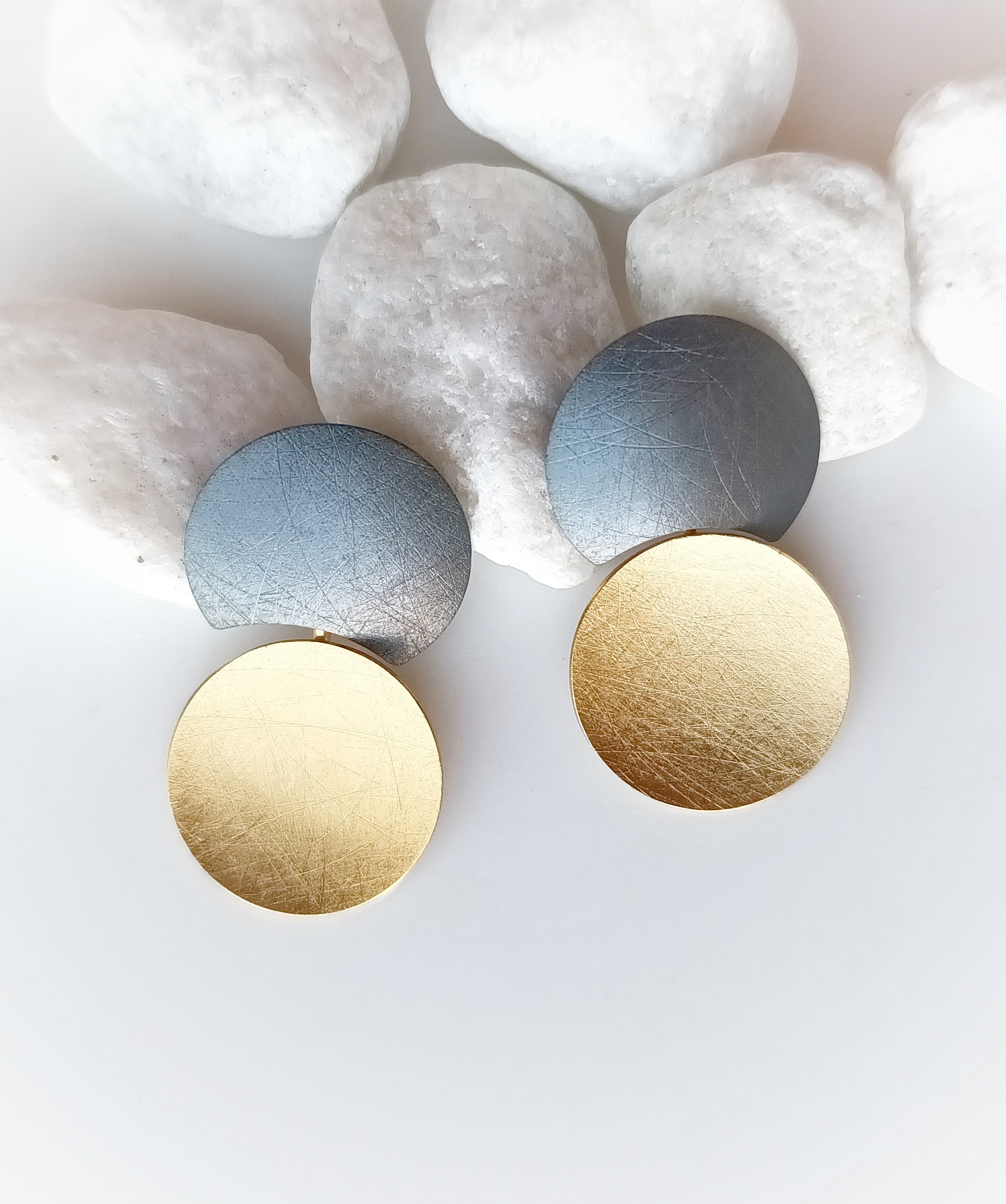 Pendientes Zaremski 4232 Golden-Black