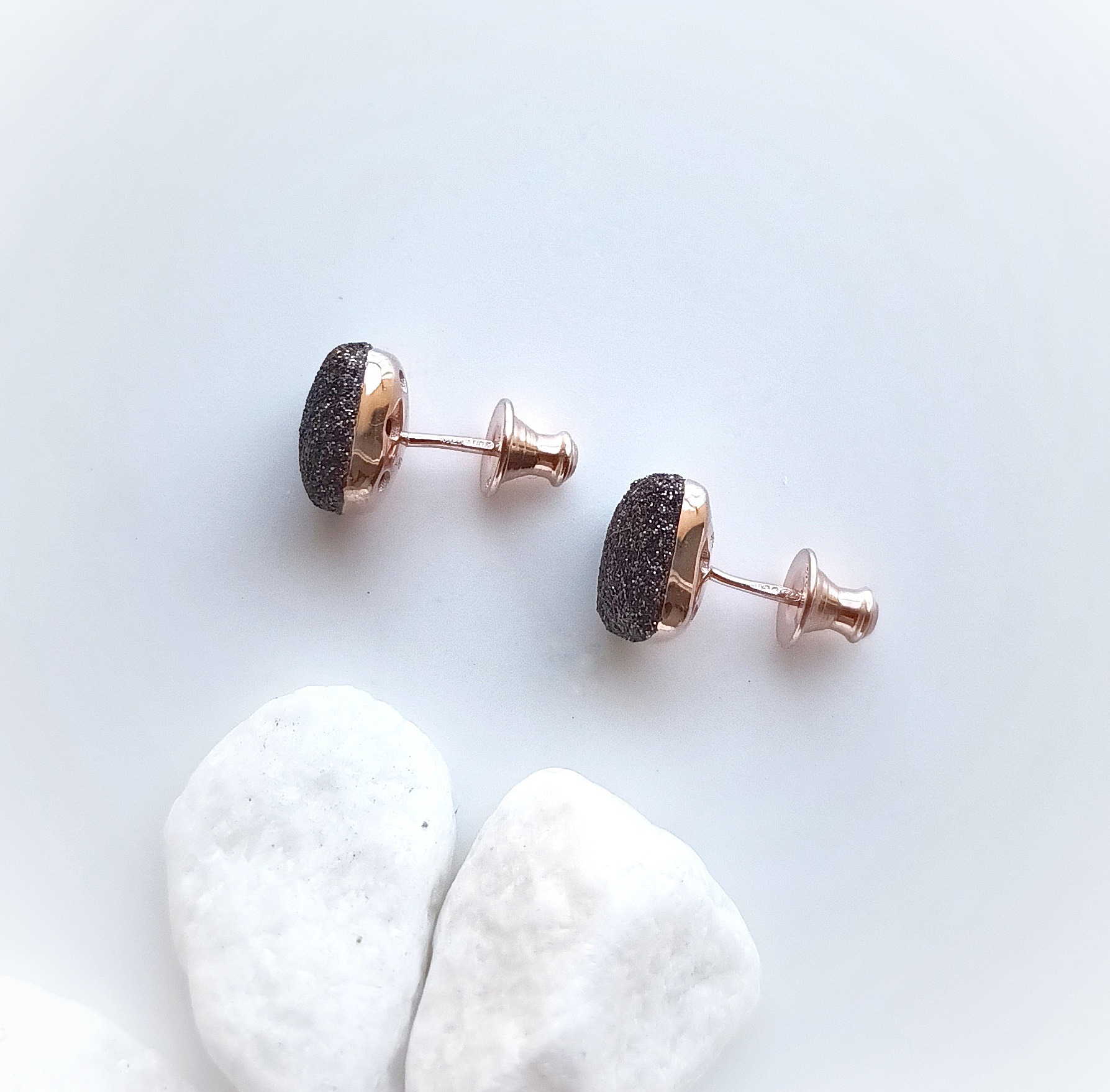 Pendientes Pesavento 3211 Rosa Marrón - Imagen 3