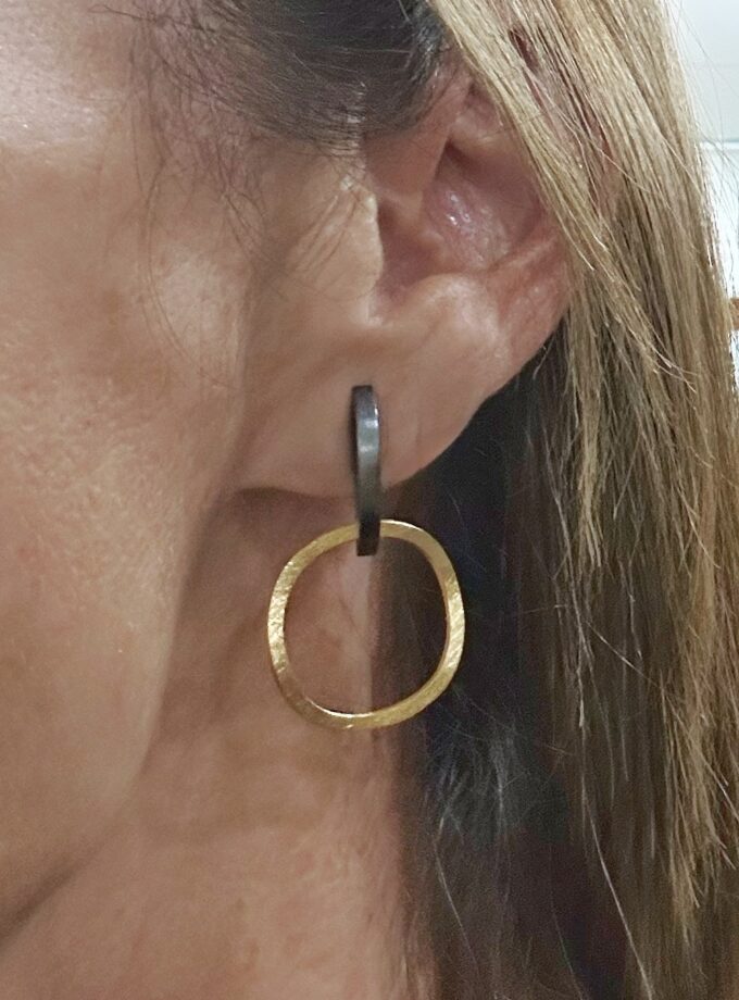 Pendientes Zaremski 4702 Golden-Black