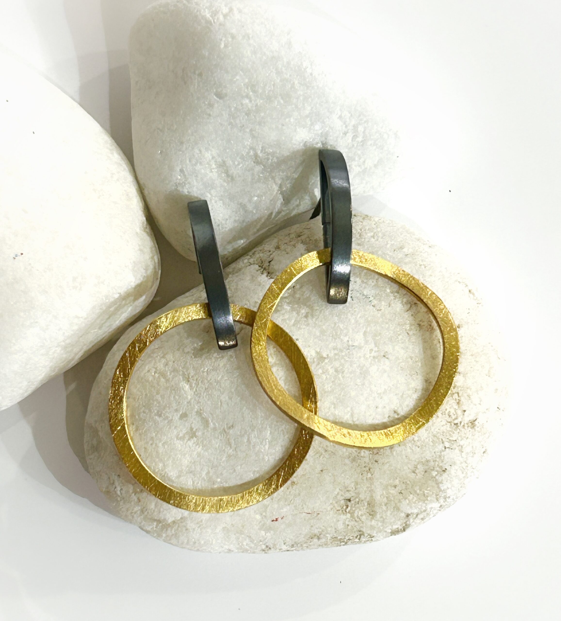 Pendientes Zaremski 4702 Golden-Black