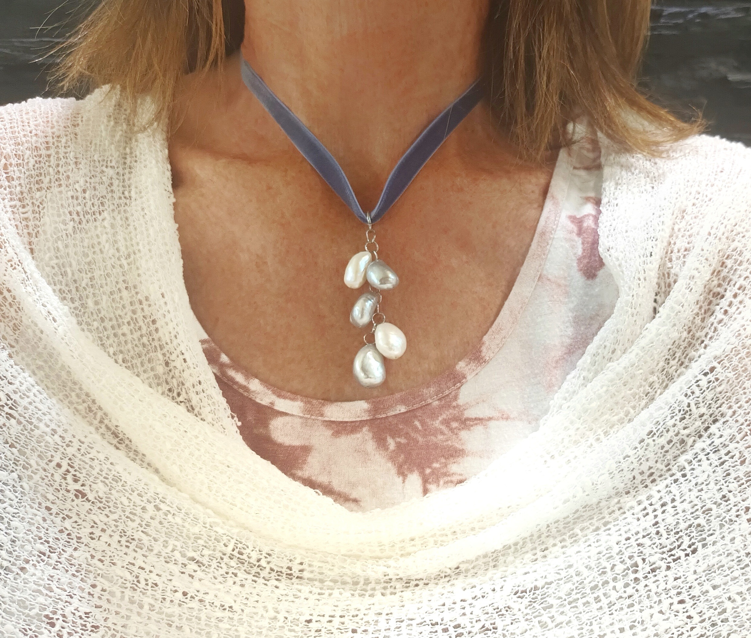 Collar Maja Plata - Imagen 3
