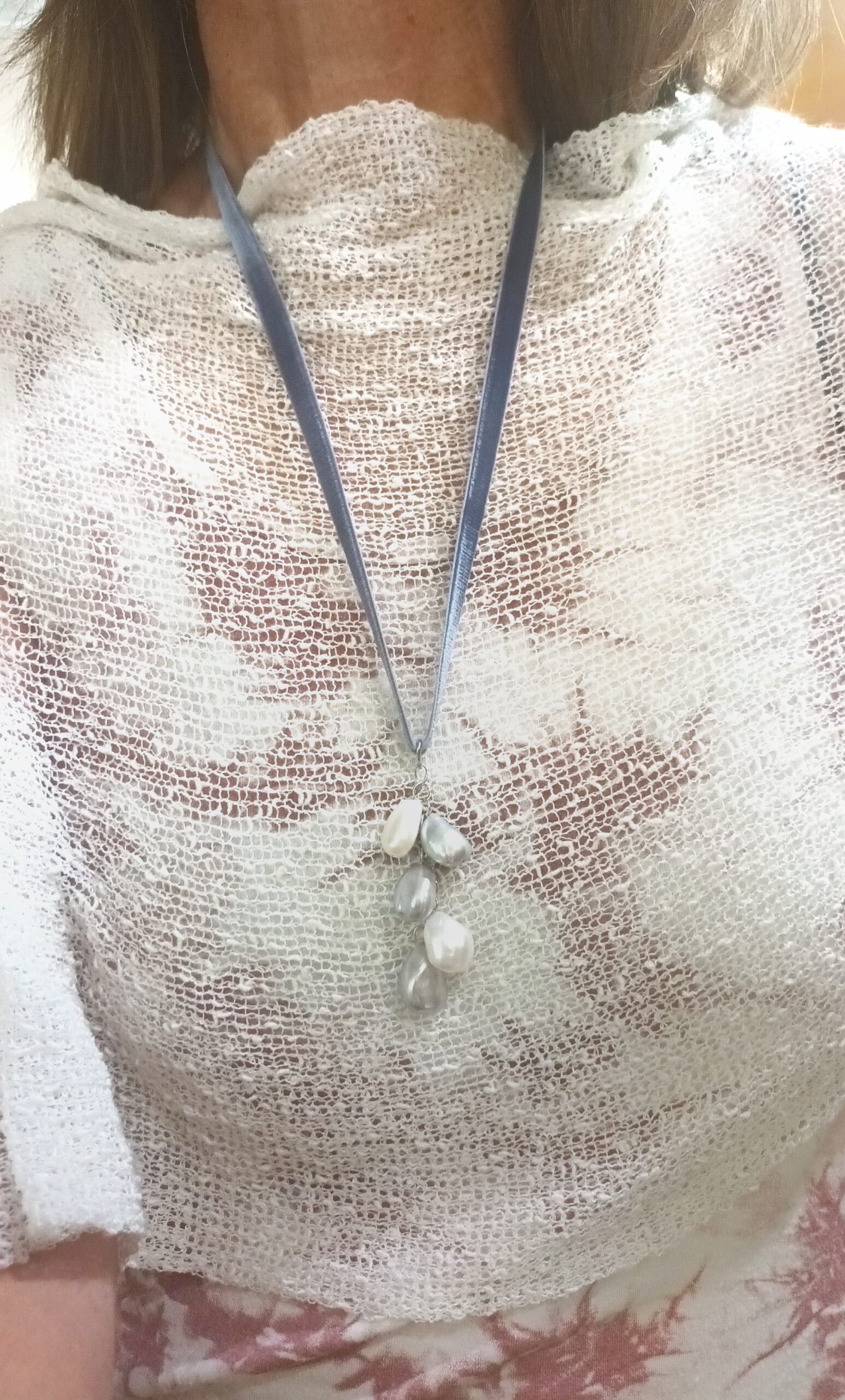Collar Maja Plata - Imagen 4