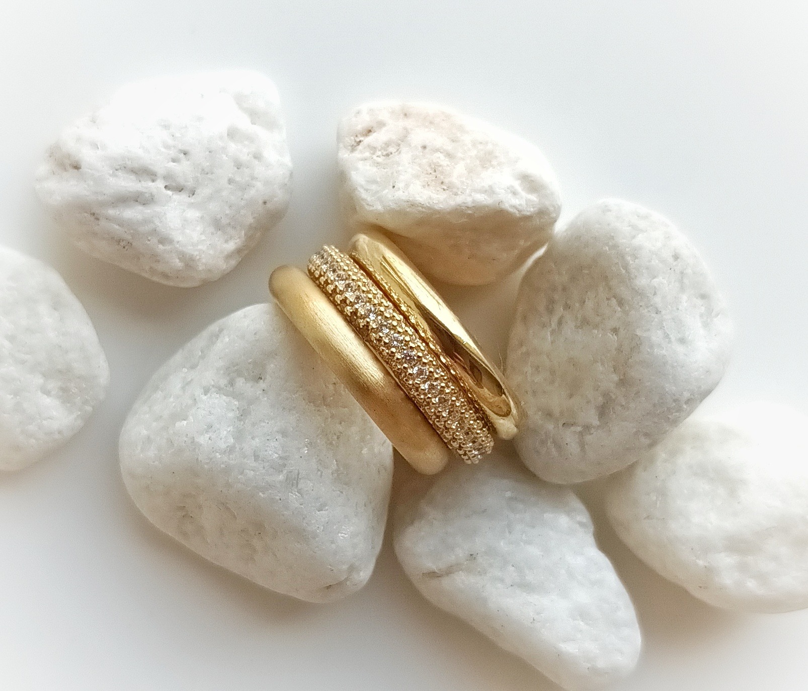 Anillos Labrioro Oasi y Oasi piedras