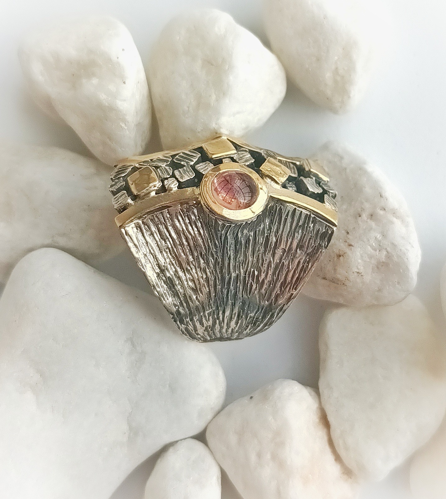 Anillo Styliano Turmalina Rosa - Imagen 6