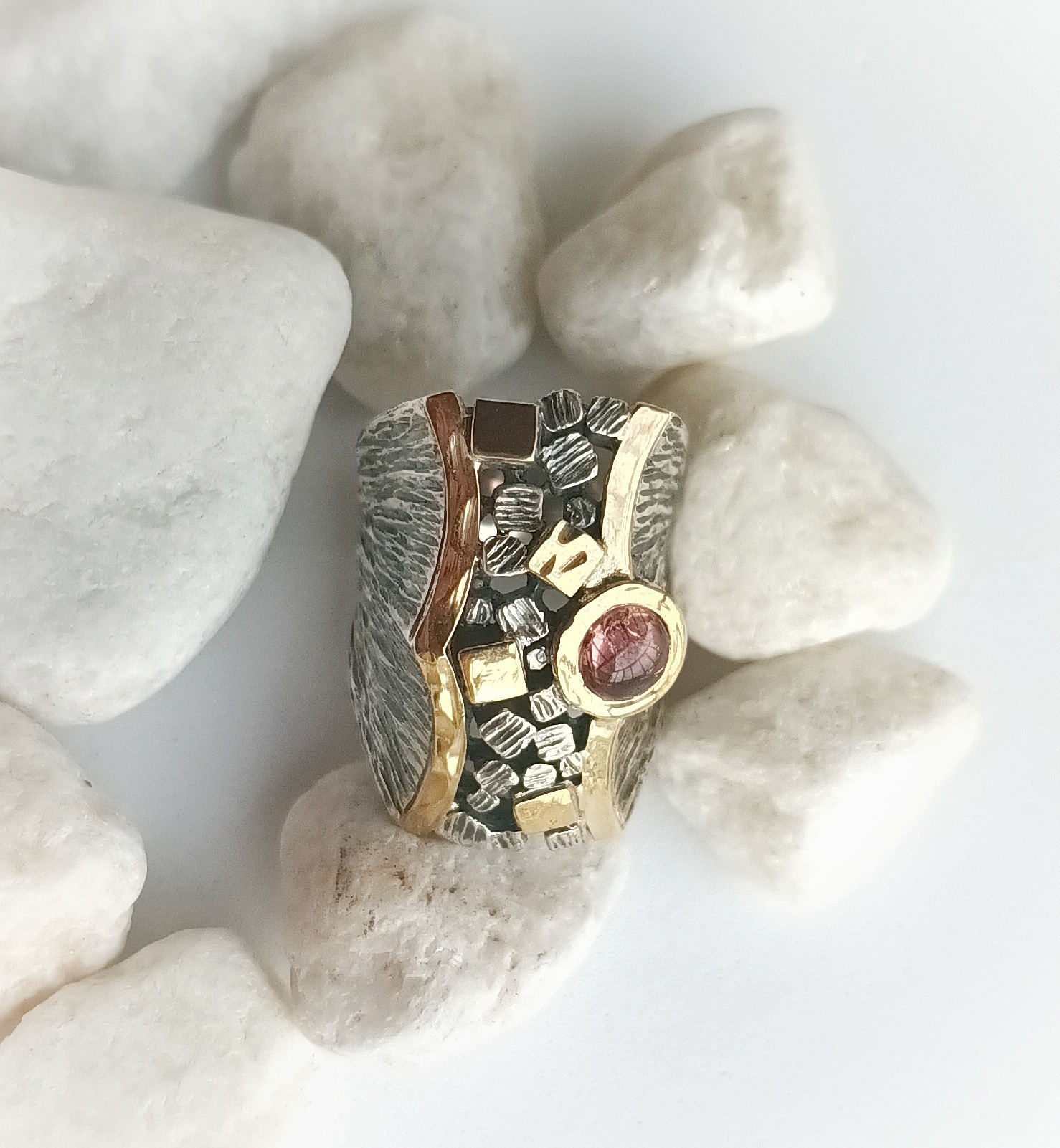 Anillo Styliano Turmalina Rosa - Imagen 3