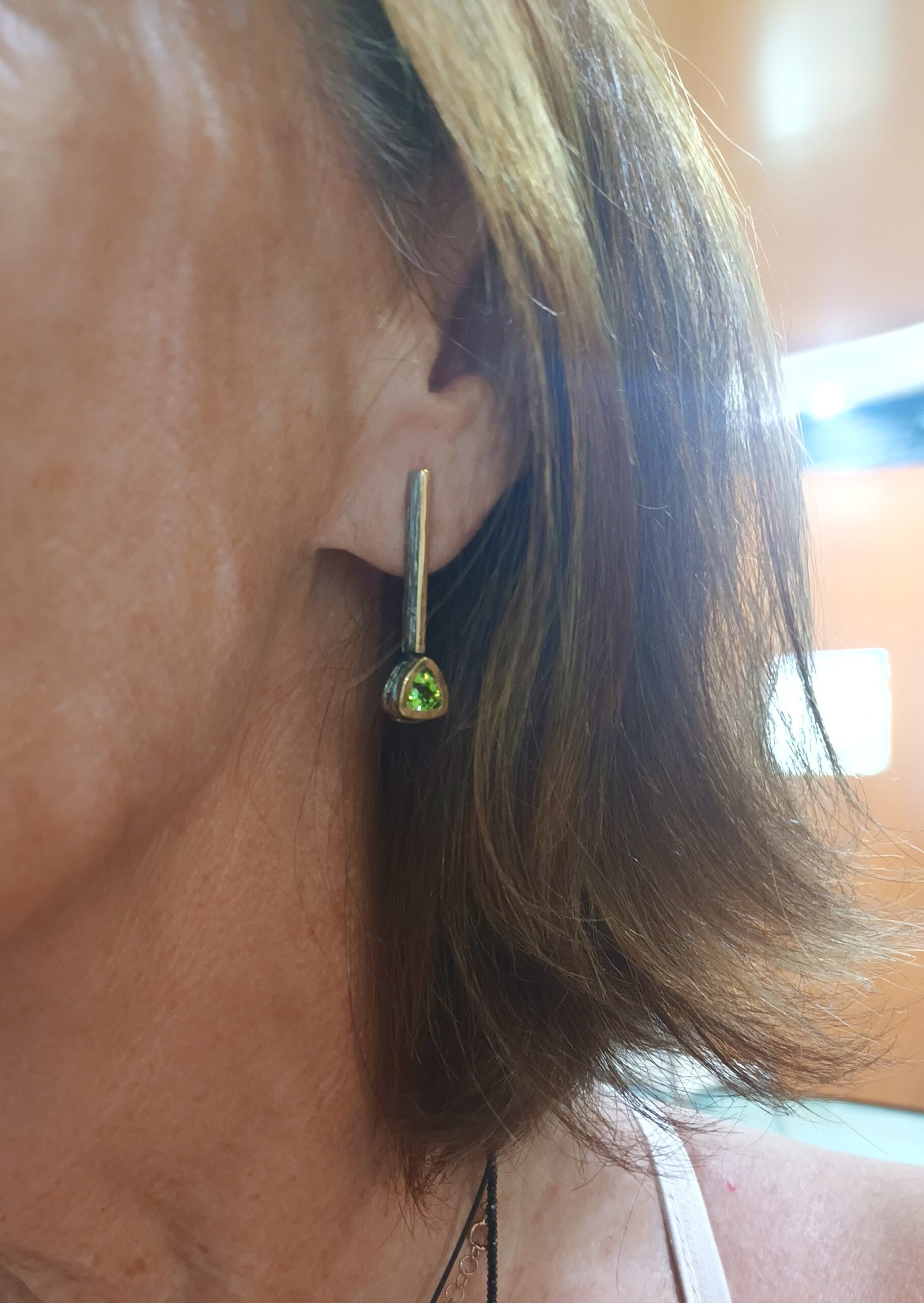 Pendientes Styliano 4331 Peridoto - Imagen 2