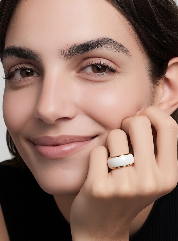 Anillo Labrioro Country Blanco