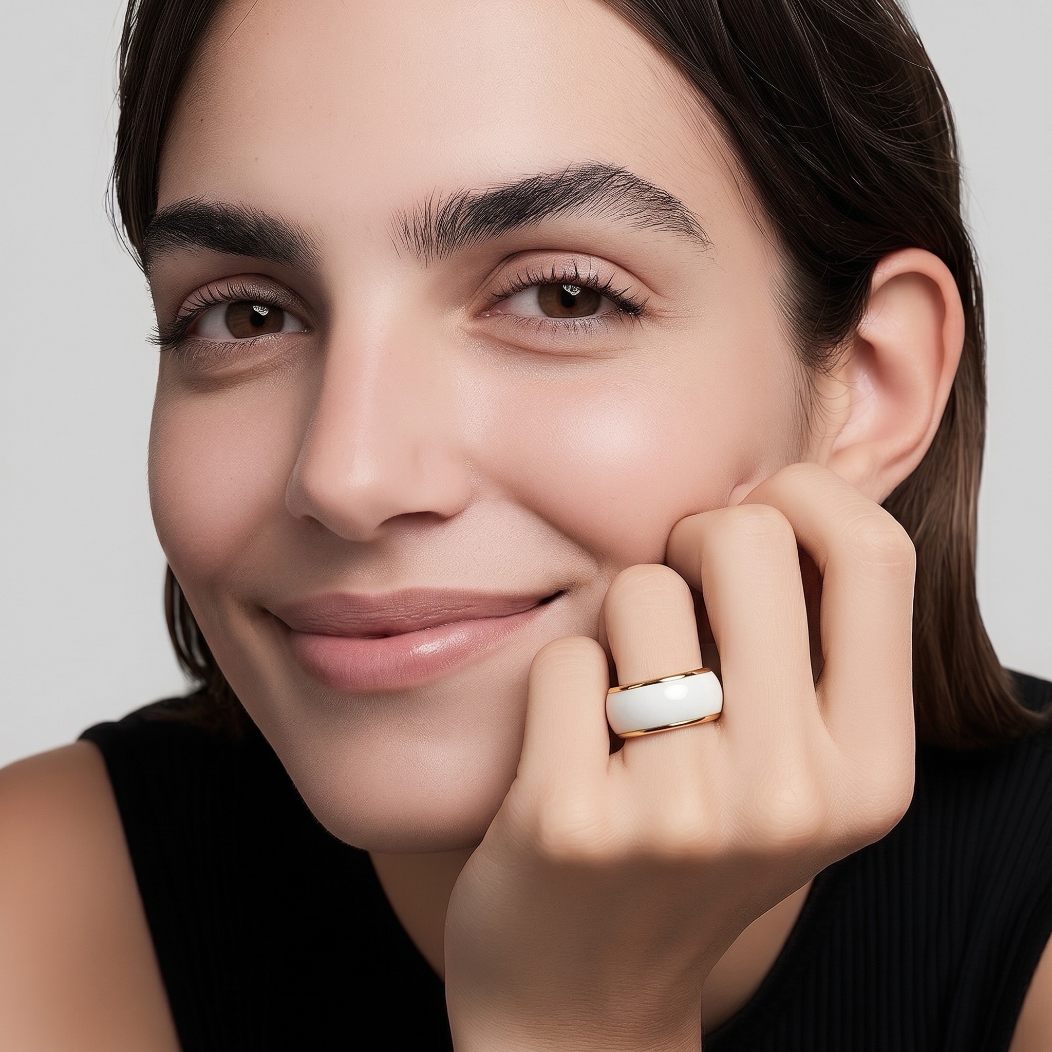 Anillo Labrioro Country Blanco - Imagen 2