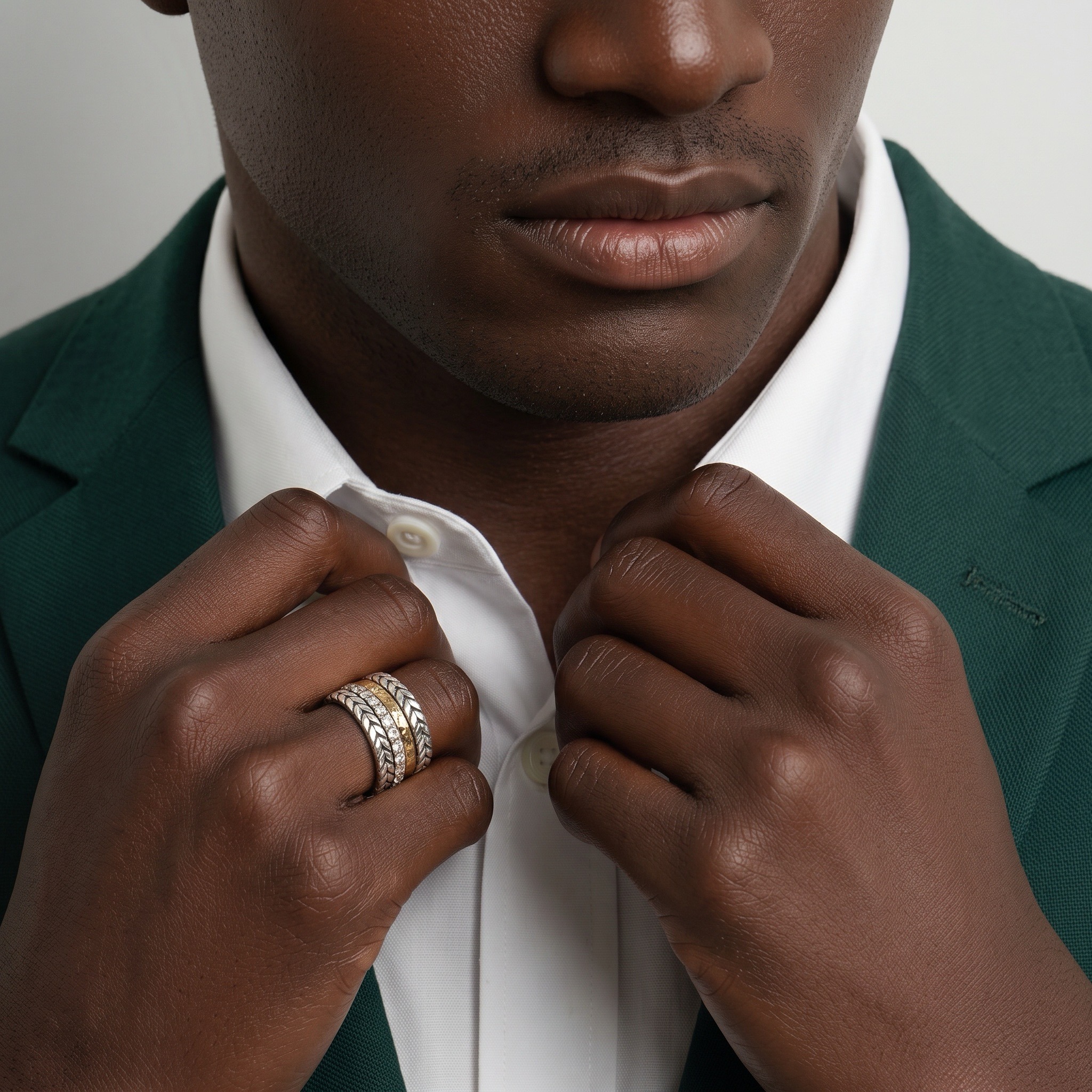 Anillo Styliano Hojas - Imagen 3