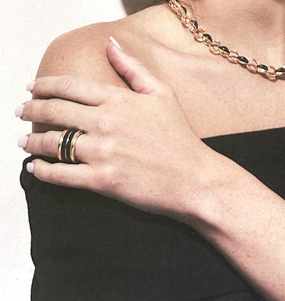 Anillo Labrioro Double Line - Imagen 2