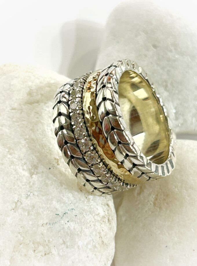 Anillo Styliano Hojas
