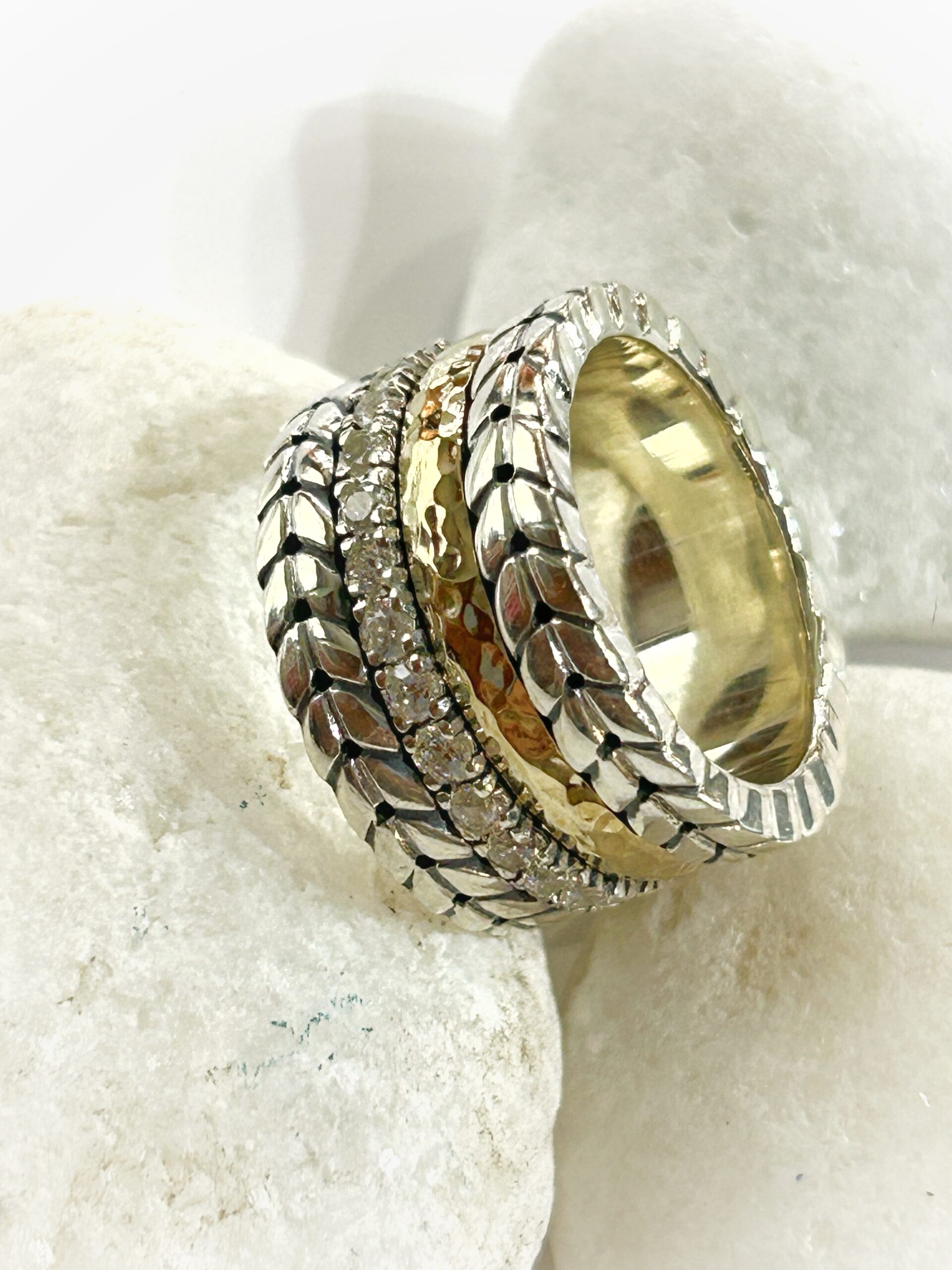 Anillo Styliano Hojas