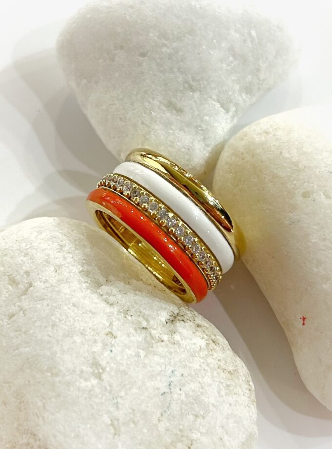 Anillo Labrioro Double Circle