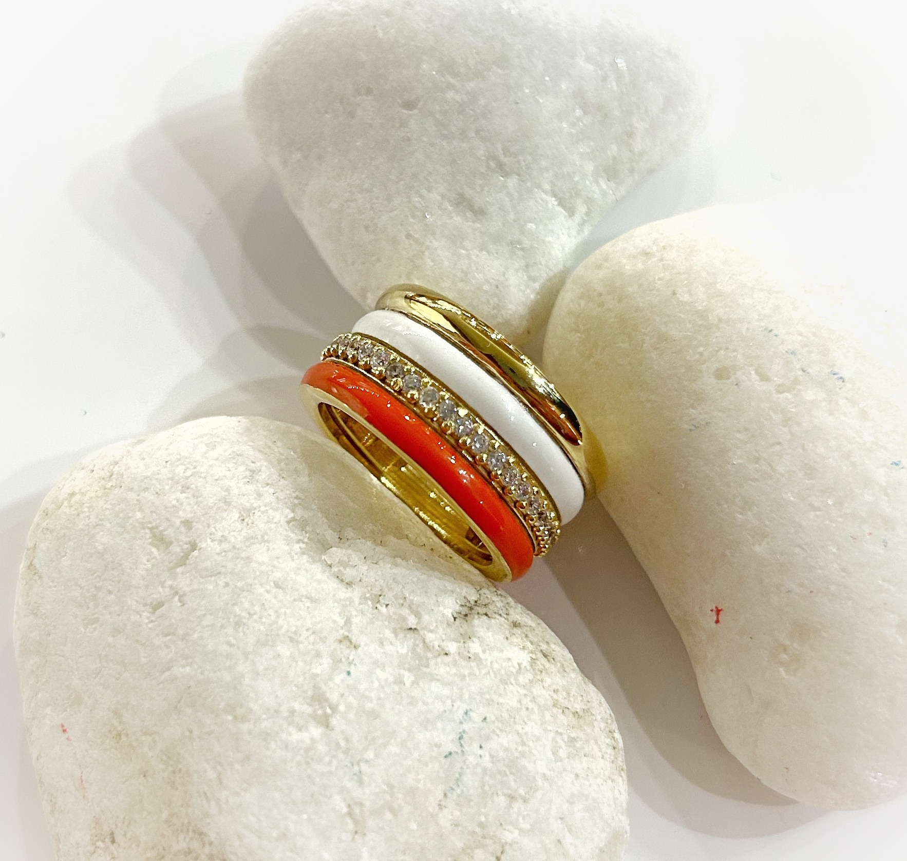 Anillo Labrioro Double Circle