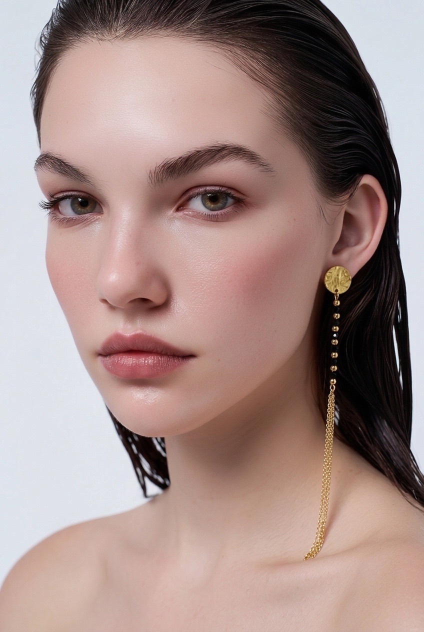 Pendientes Bali 4837 Negros - Imagen 2