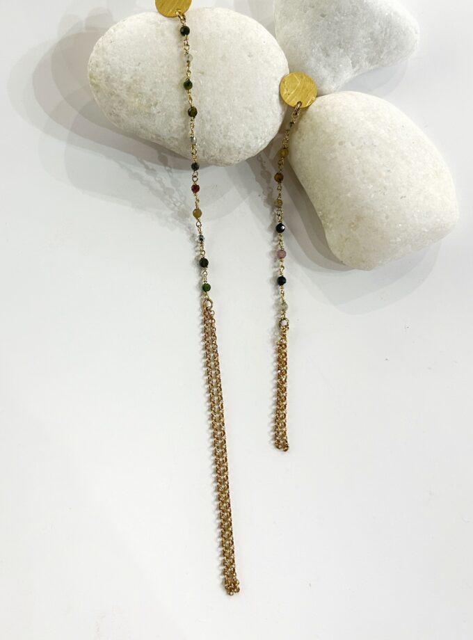 Pendientes Bali 5115 Turmalinas