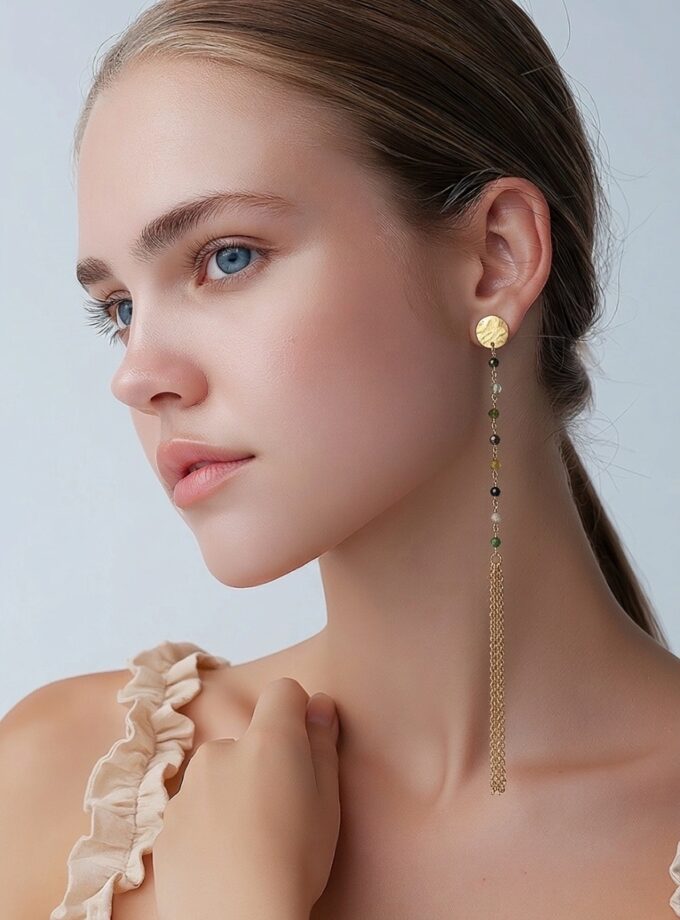 Pendientes Bali 5115 Turmalinas