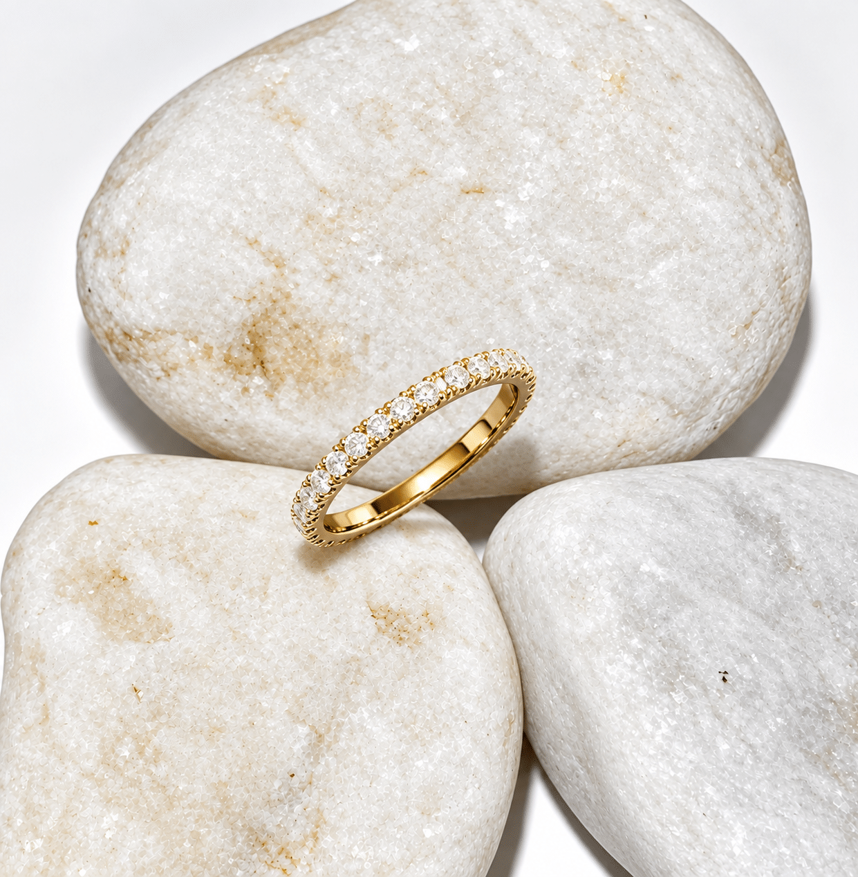 Anillo Ilusión oro amarillo y brillantes