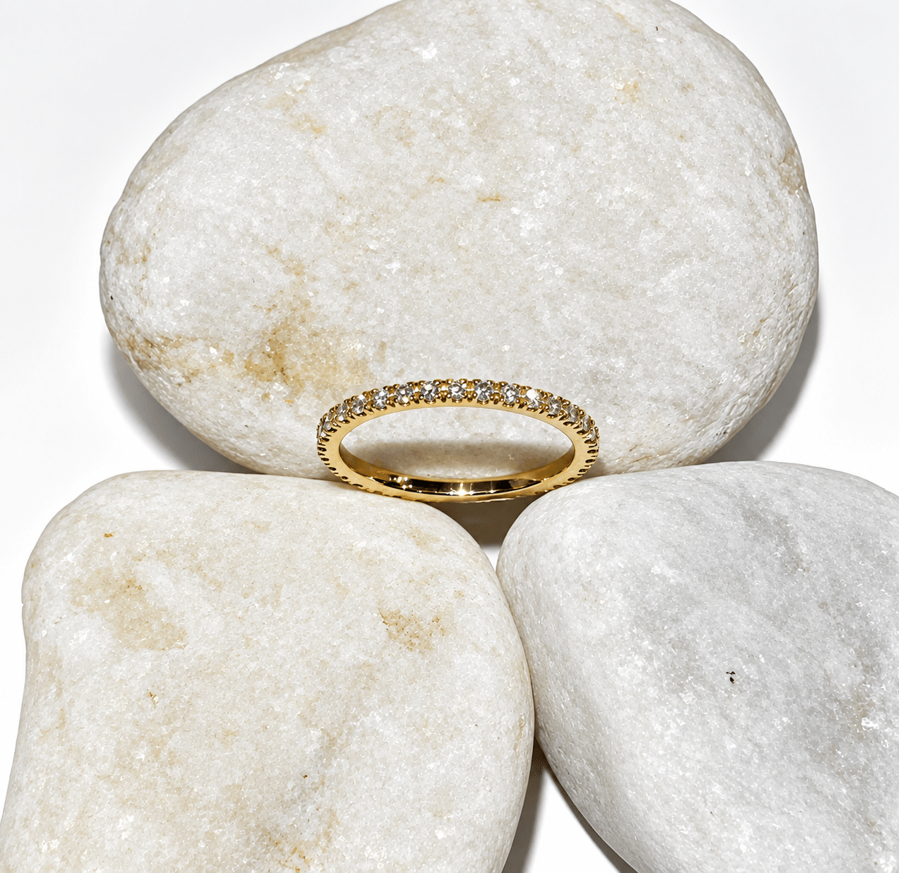Anillo Fiancé oro amarillo Brillantes